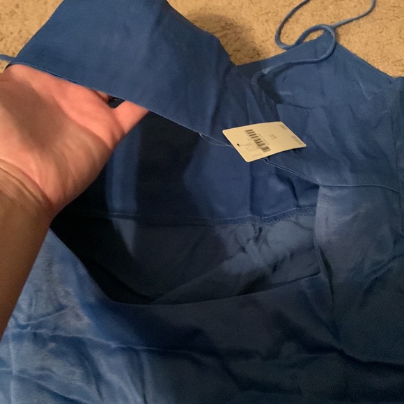 NWT Anthropologie Royal Blue Mini Dress Size 10 - Picture 10 of 14